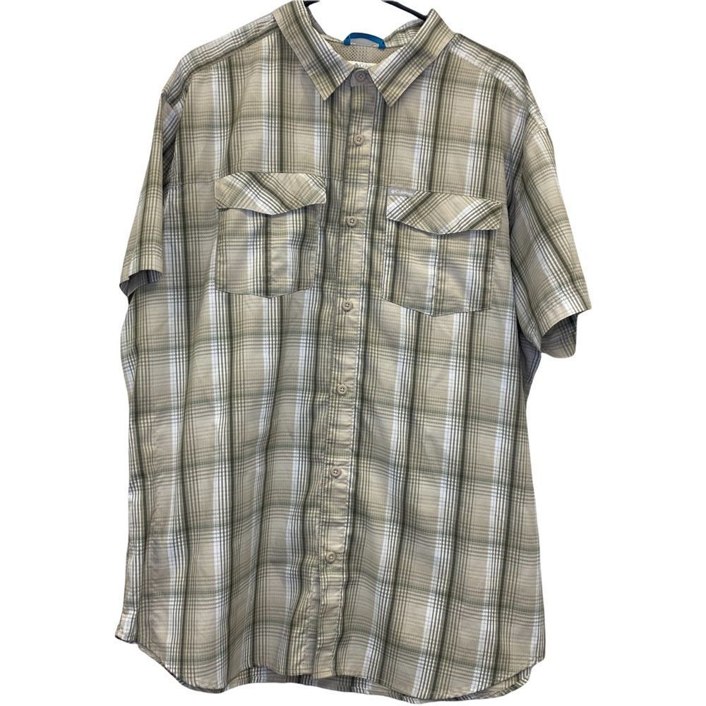 (👑3 For $25)Columbia Short Sleeve Button down vented Men’s XL Cargo Shirt
